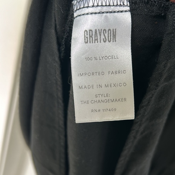 GRAYSON by Frank & Eileen The Changemaker Black Cotton Shirt Dress Size 2 Small - Picture 9 of 11